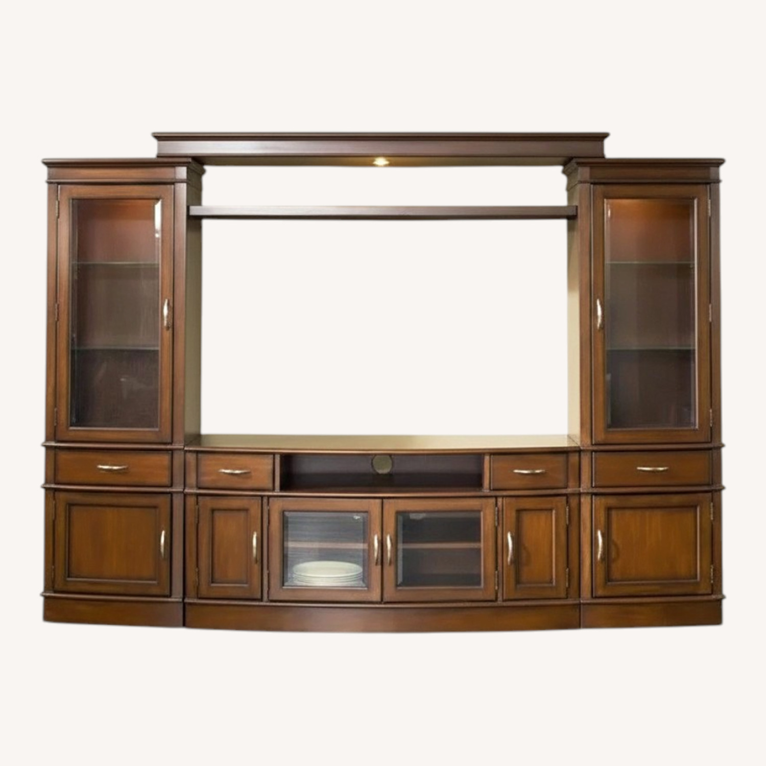 Liberty Furniture Dark Brown Wood Media Storage - image-0