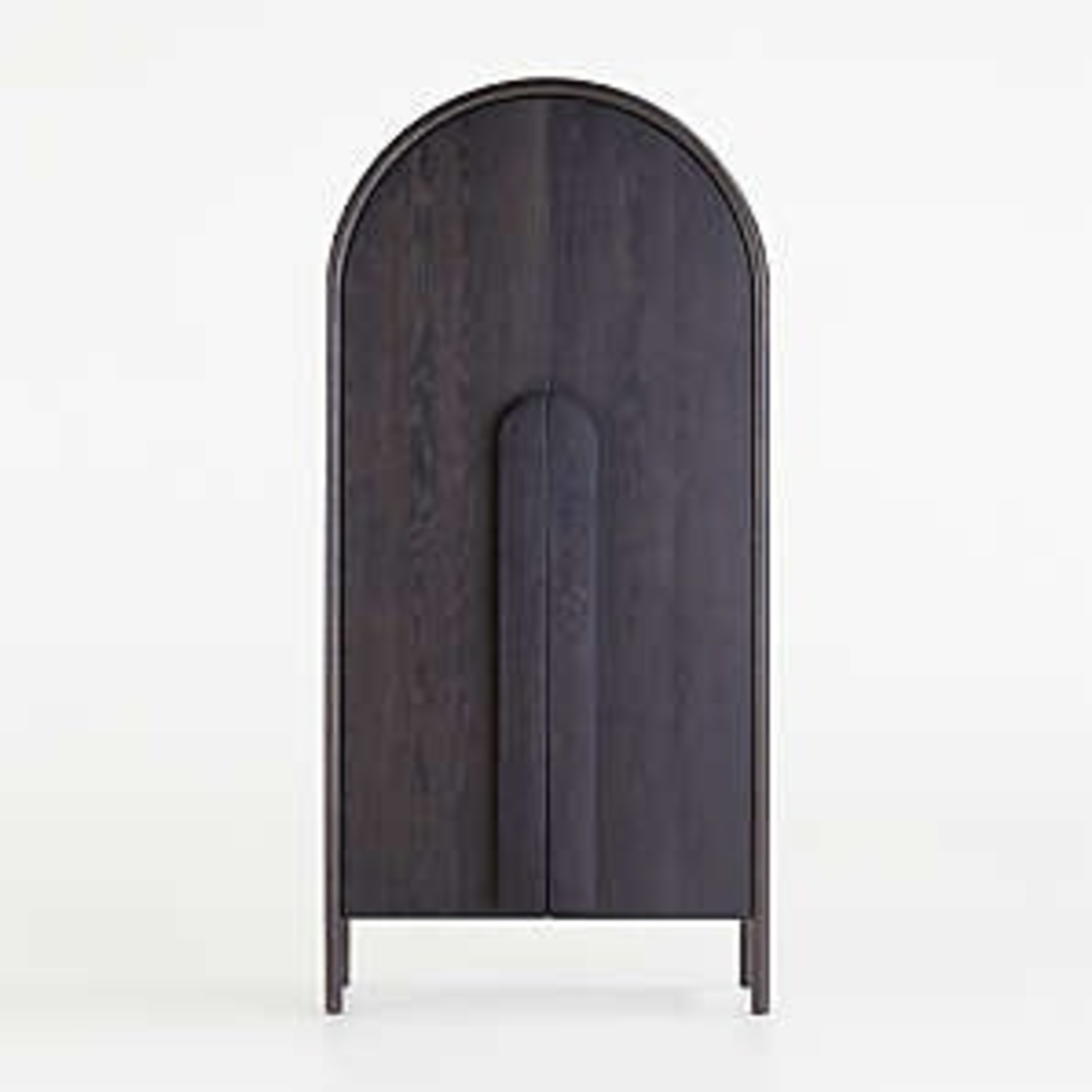 Crate & Barrel Leanne Ford Black Wood Armoire - image-7