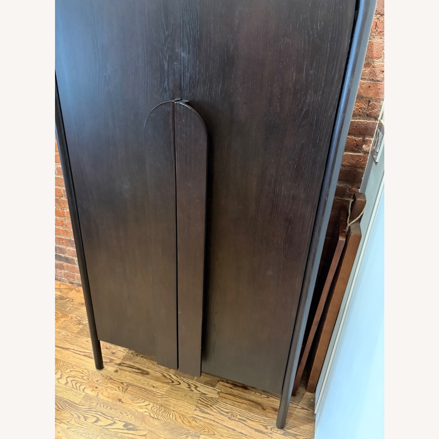 Crate & Barrel Leanne Ford Black Wood Armoire - image-2