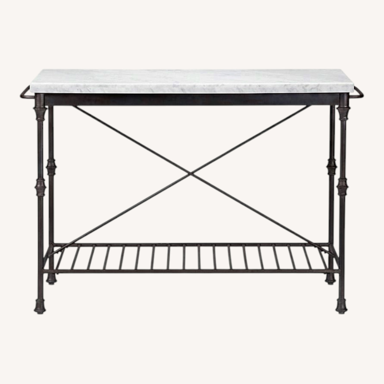 Crate & Barrel French 55" Kitchen Island - image-0