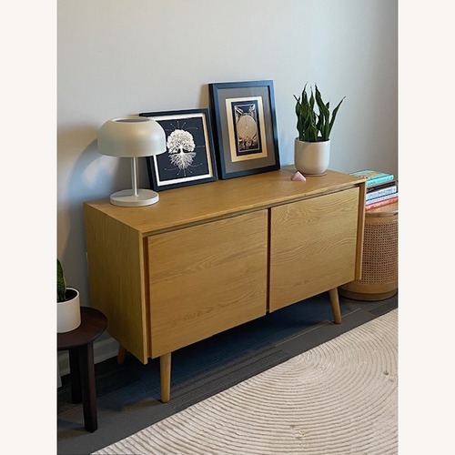 Used Article Seno Oak Wood Sideboard for sale on AptDeco