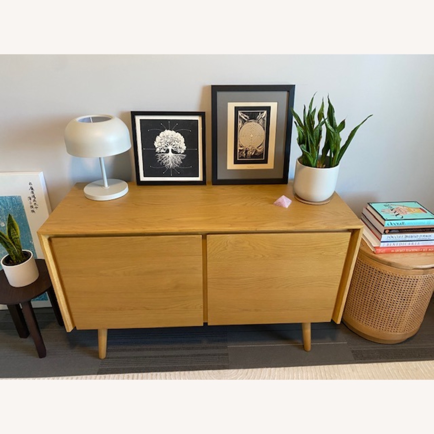 Article Seno Oak Wood Sideboard - image-2