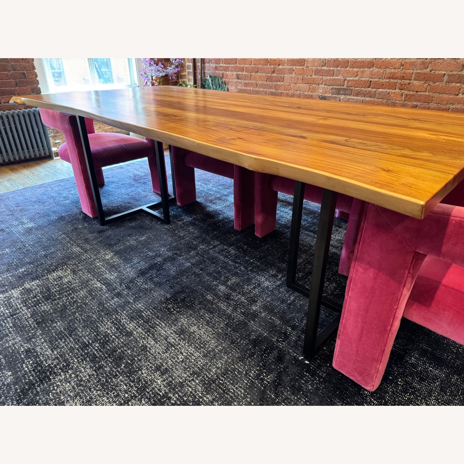 Live Edge Teak Dining Table - image-7