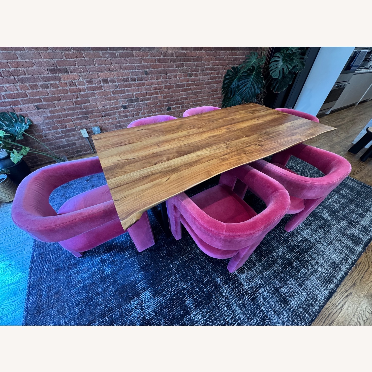 Live Edge Teak Dining Table - image-2