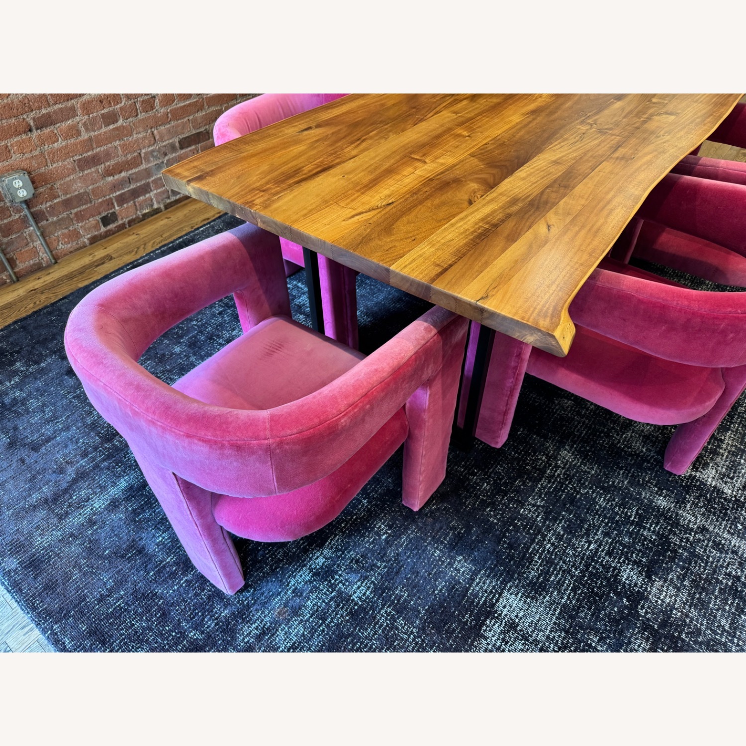 Live Edge Teak Dining Table - image-3