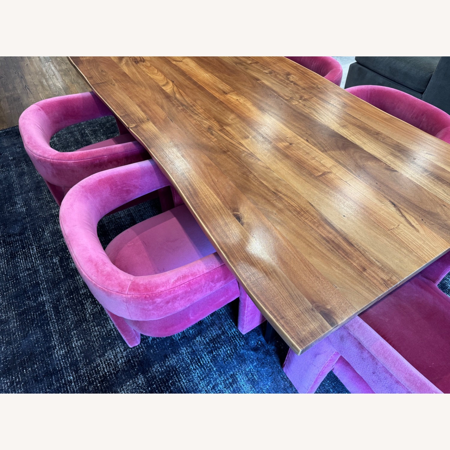 Live Edge Teak Dining Table - image-4
