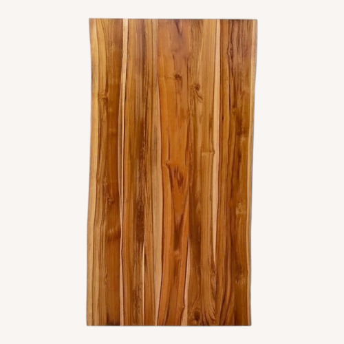 Used Live Edge Teak Dining Table for sale on AptDeco