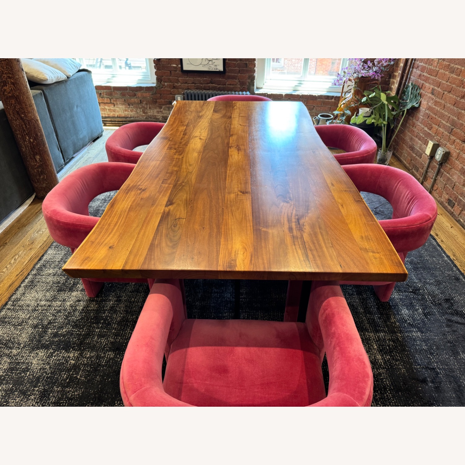 Live Edge Teak Dining Table - image-6