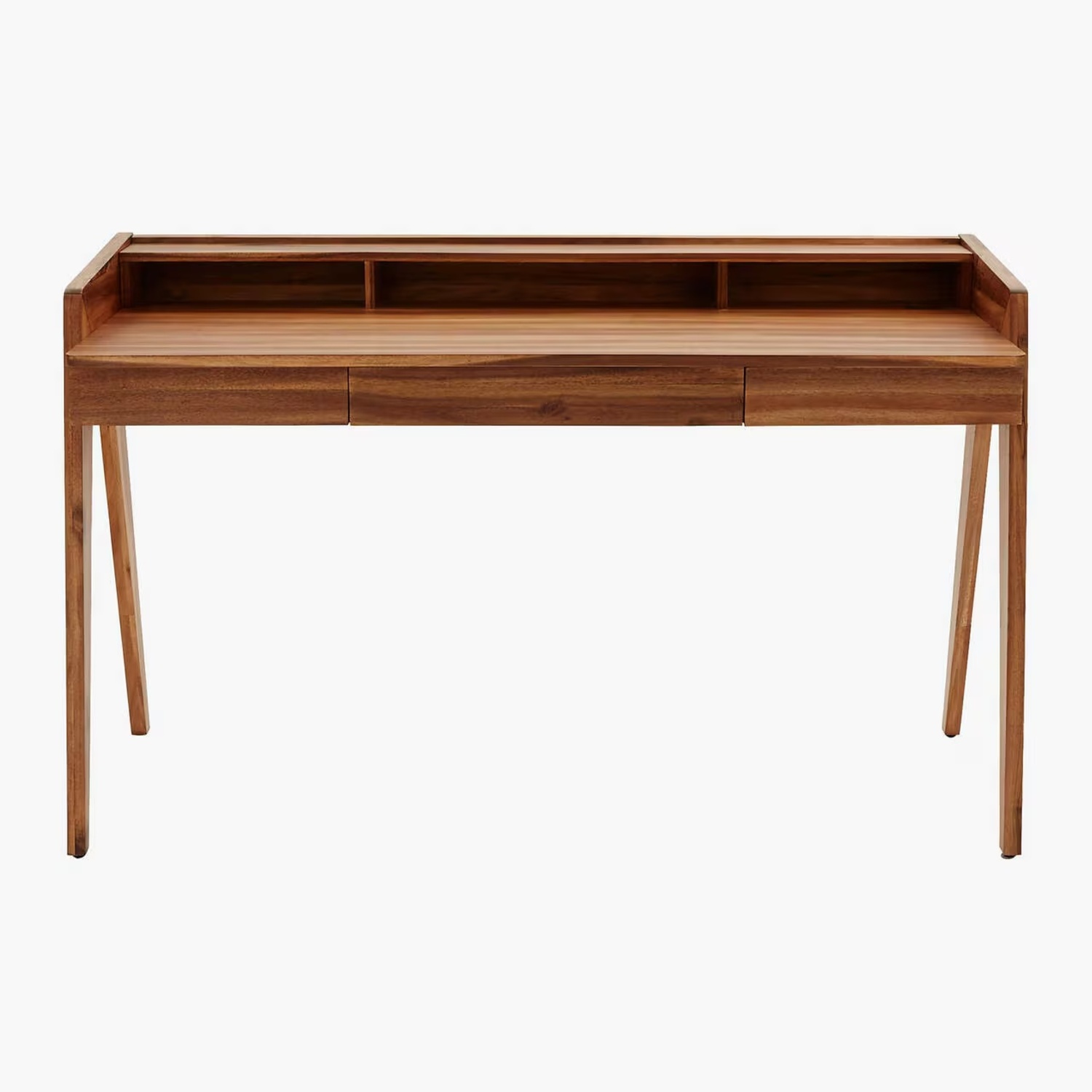CB2 Drommen 3- Drawer Wood Desk - image-6