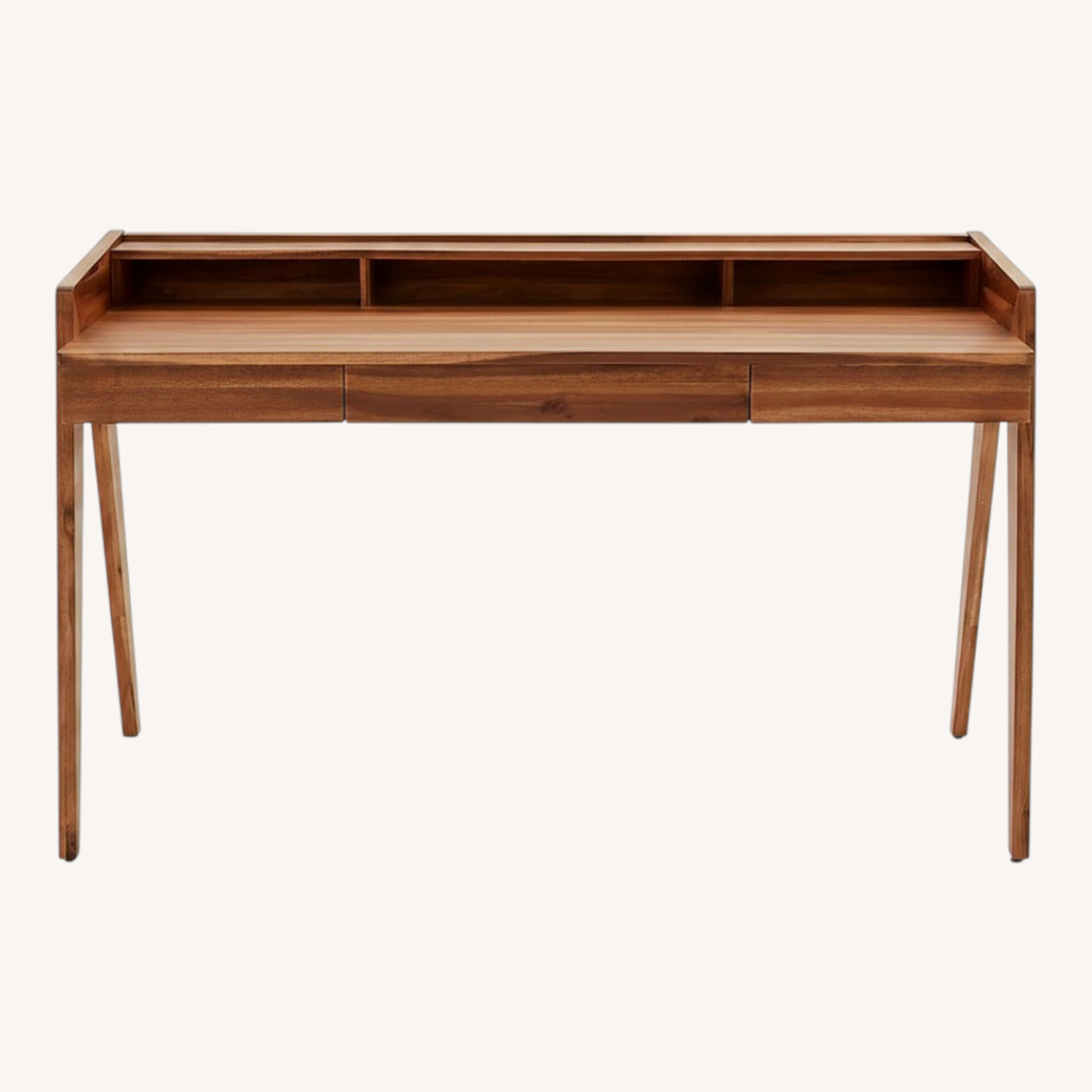 CB2 Drommen 3- Drawer Wood Desk - image-0