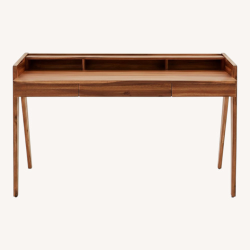 Used CB2 Drommen 3- Drawer Wood Desk for sale on AptDeco