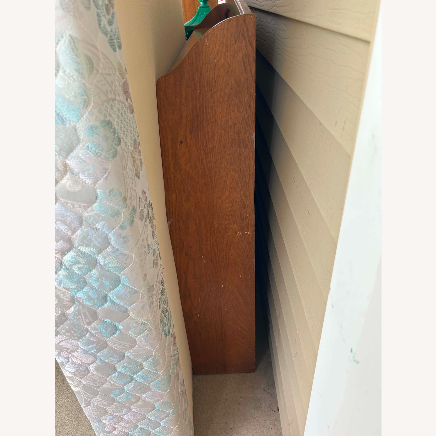 Vintage Solid Wood Full Bed Frame - image-2