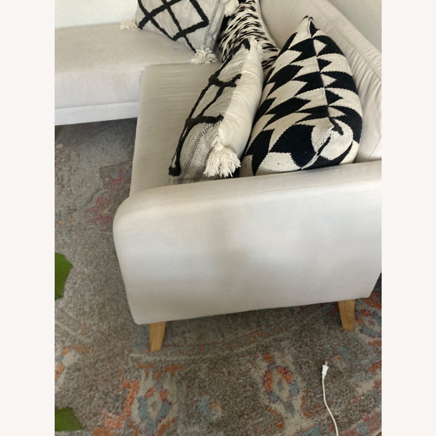 IKEA LINANÄS Natural Fabric Loveseat - image-3