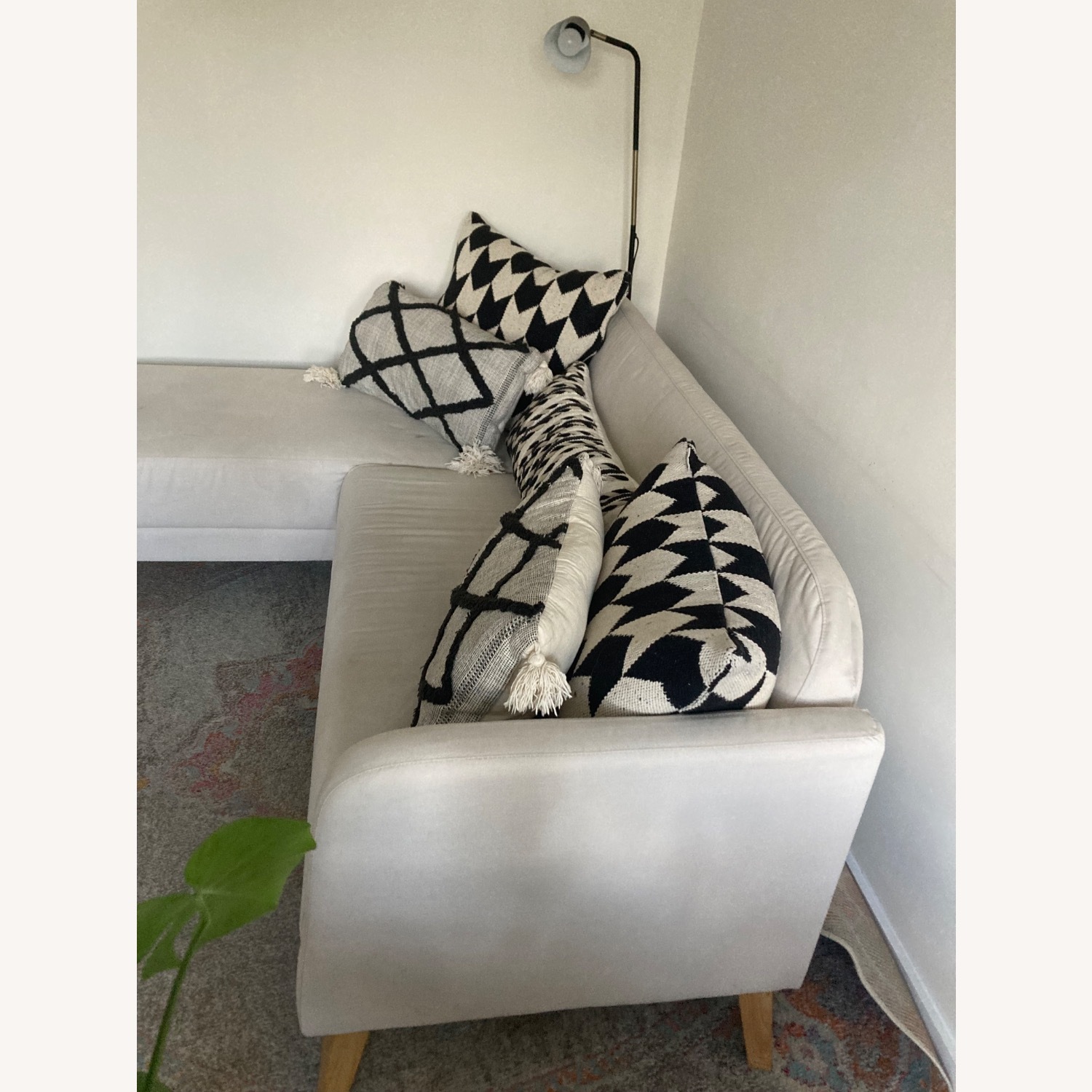 IKEA LINANÄS Natural Fabric Loveseat - image-2