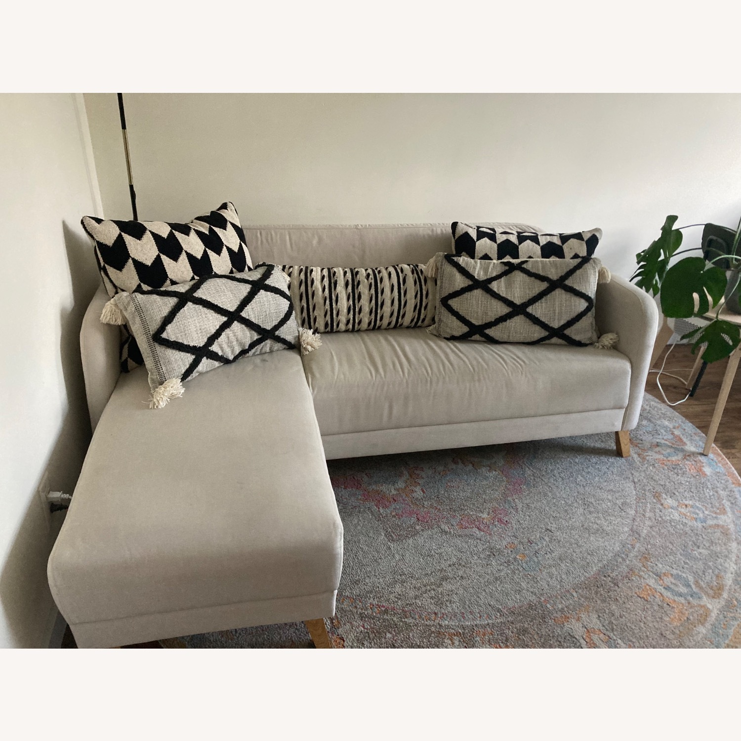 IKEA LINANÄS Natural Fabric Loveseat - image-4