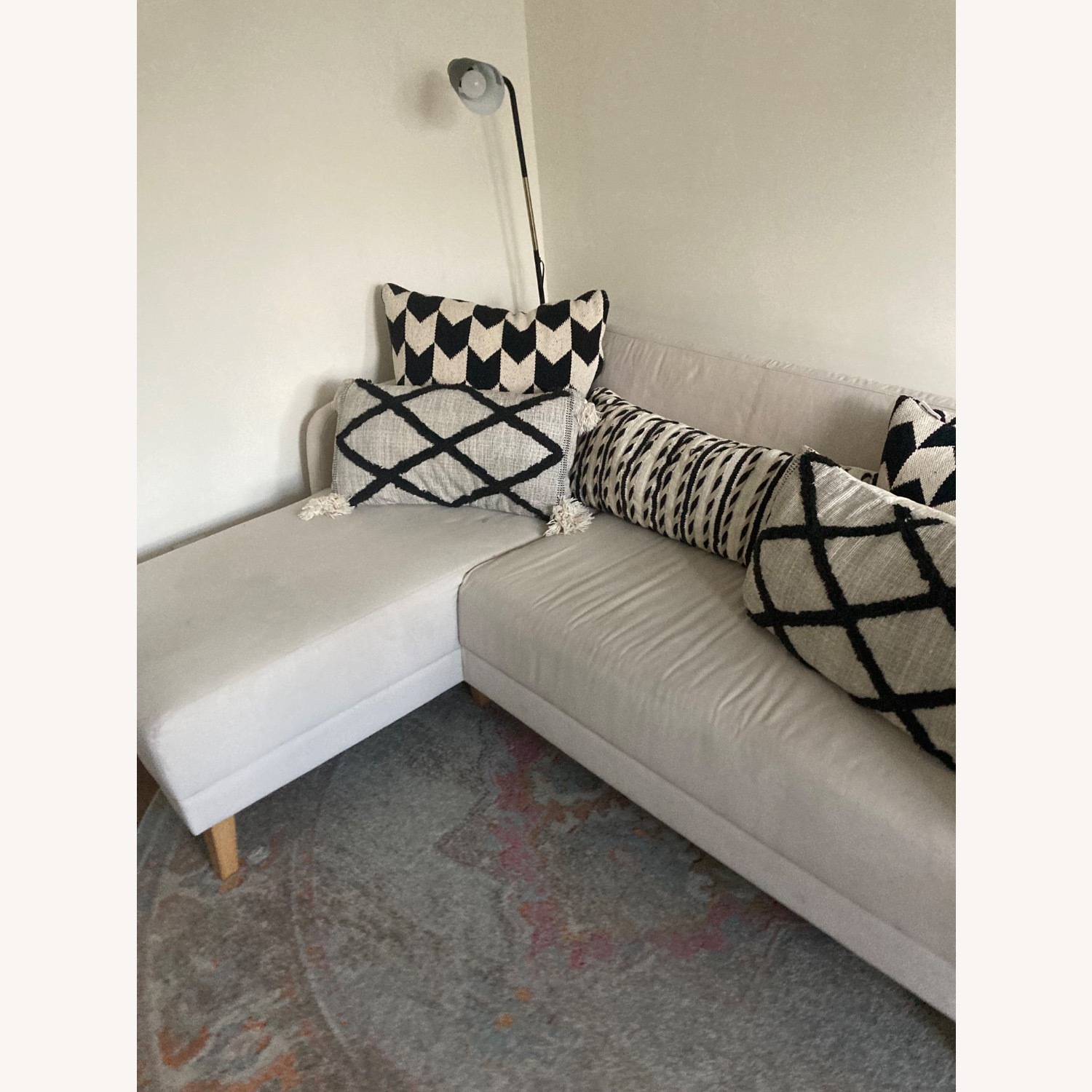IKEA LINANÄS Natural Fabric Loveseat - image-1