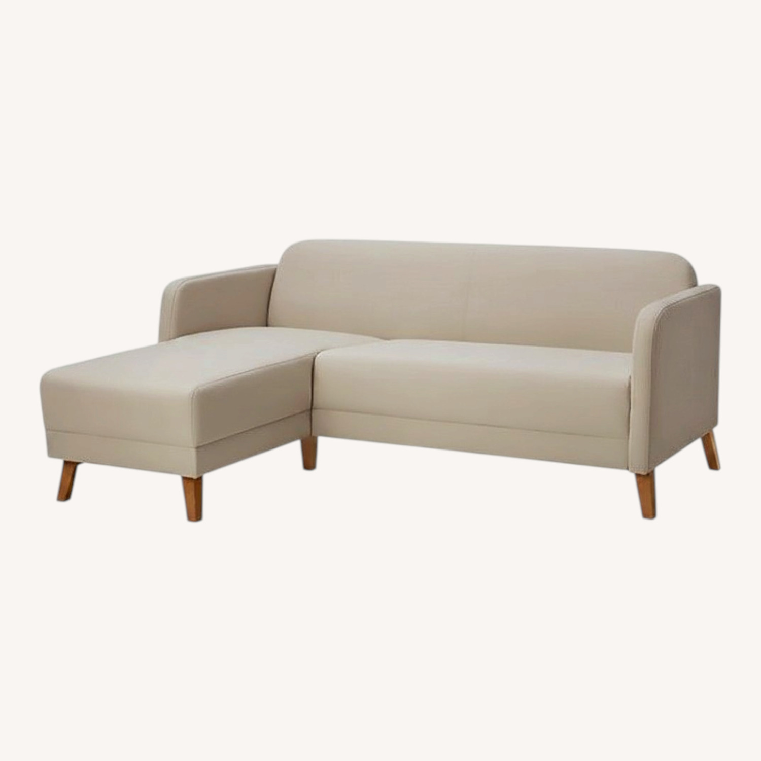 IKEA LINANÄS Natural Fabric Loveseat - image-0