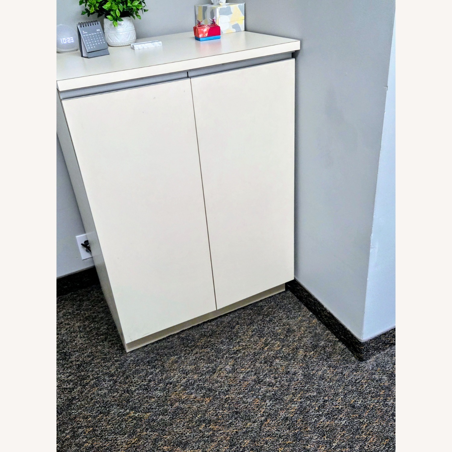 Modern White Storage Cabinet - image-3