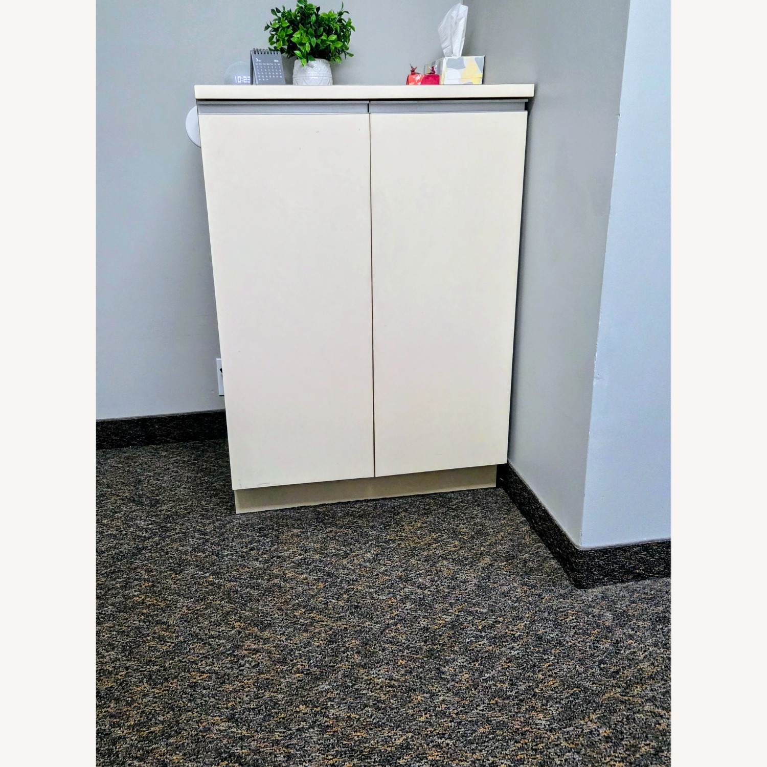 Modern White Storage Cabinet - image-2
