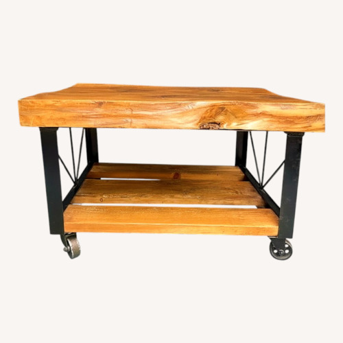 Used Vintage/Antique Light Brown Coffee Table for sale on AptDeco