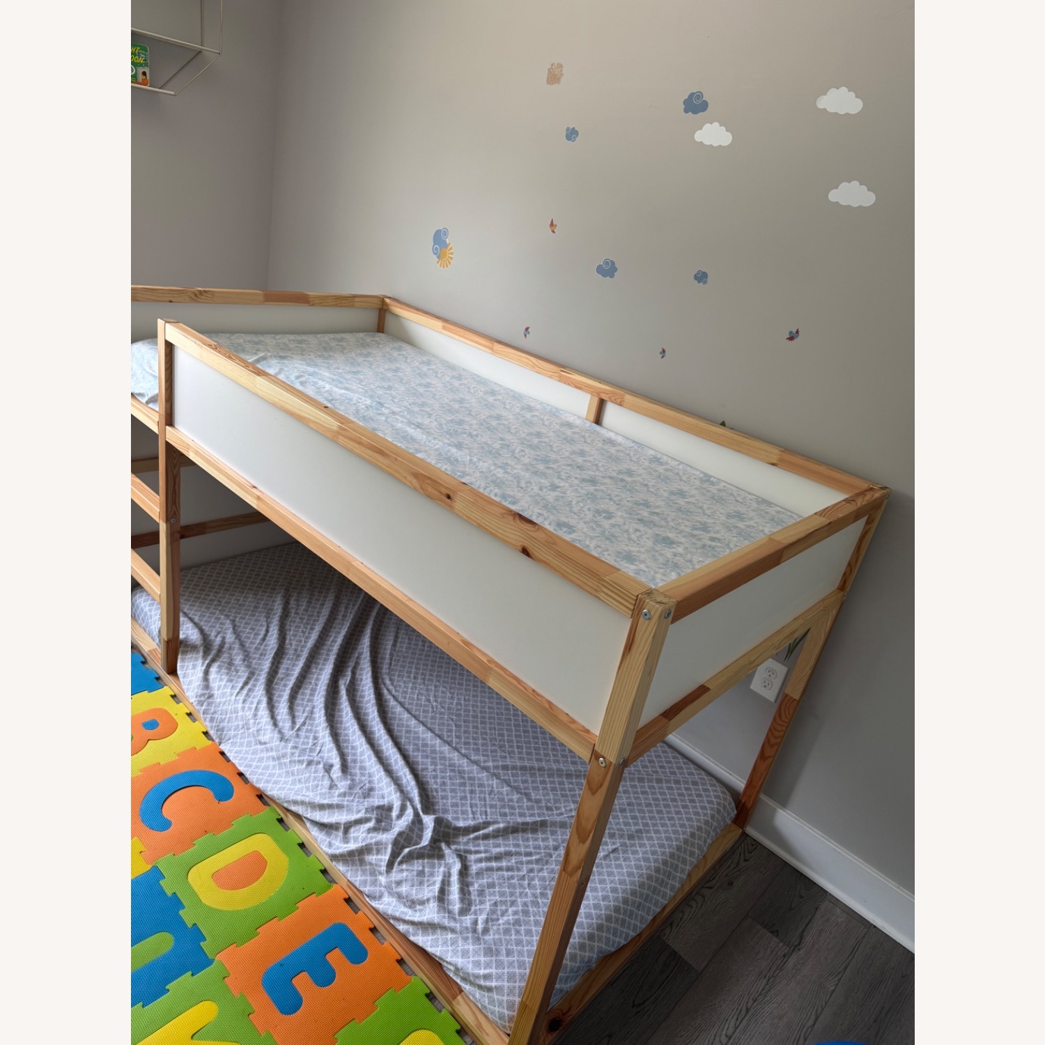 IKEA Kura Natural Bunk Bed - image-4