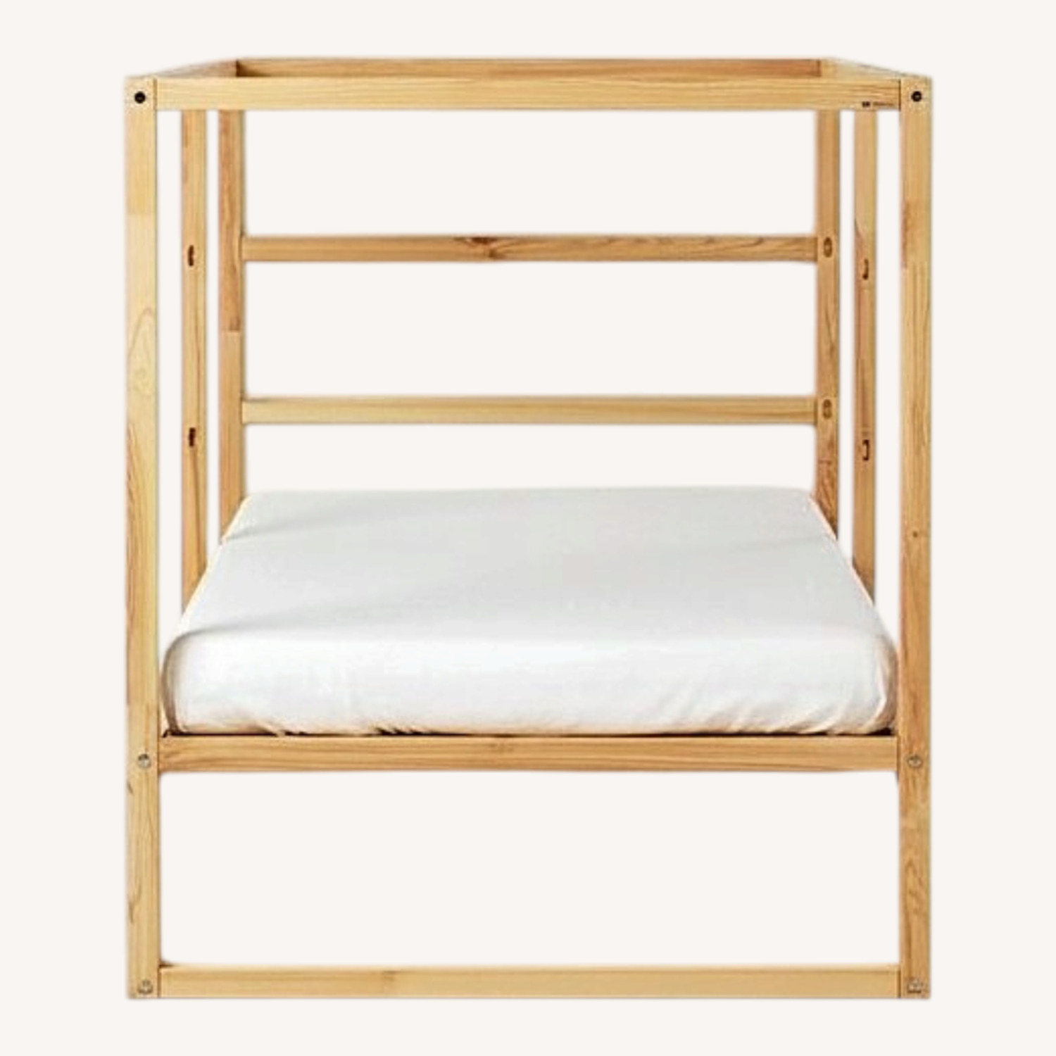 IKEA Kura Natural Bunk Bed - image-0