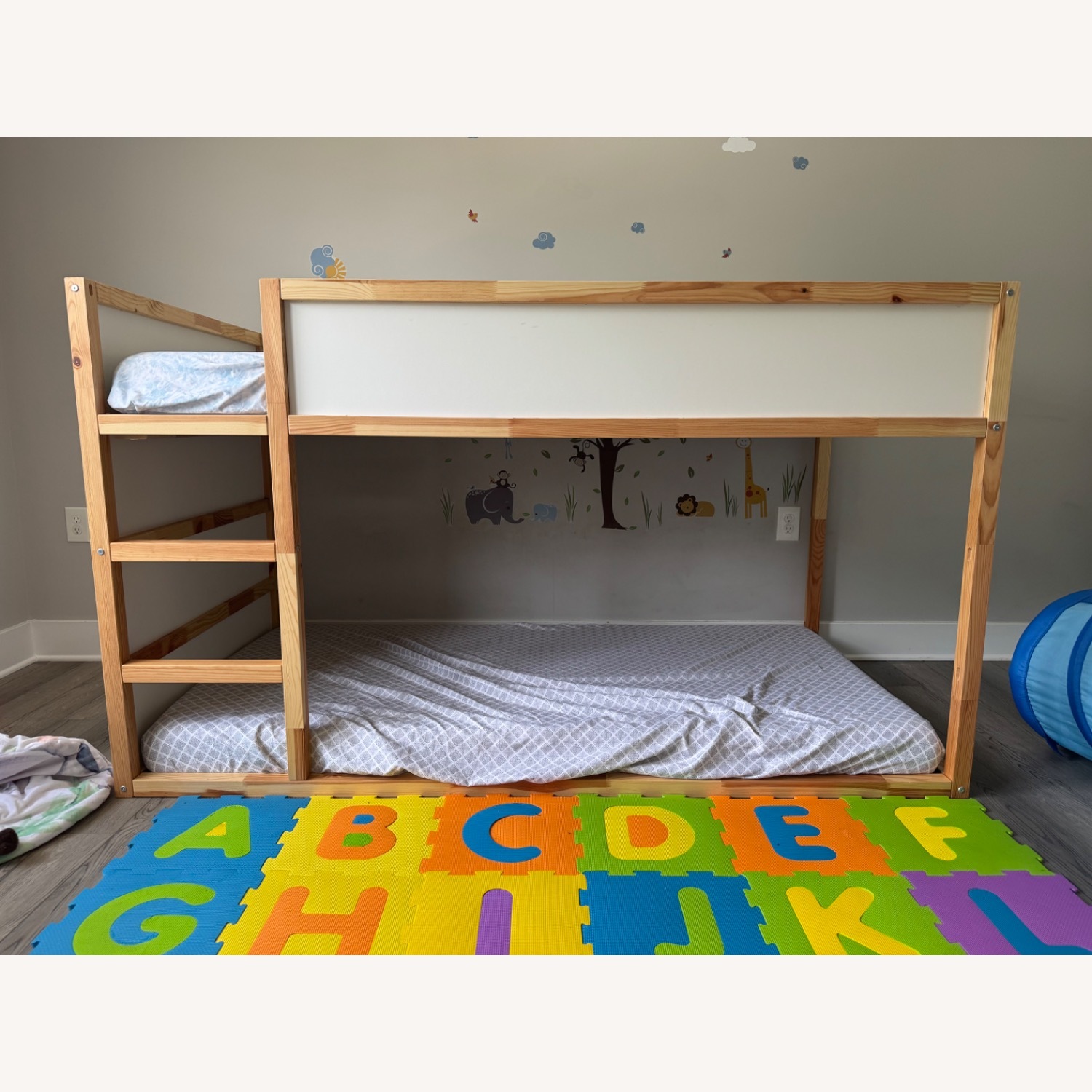 IKEA Kura Natural Bunk Bed - image-2
