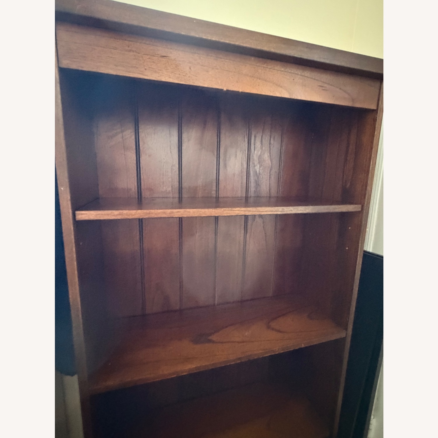 Raymour & Flanigan Dark Brown Wood Bookcase - image-3