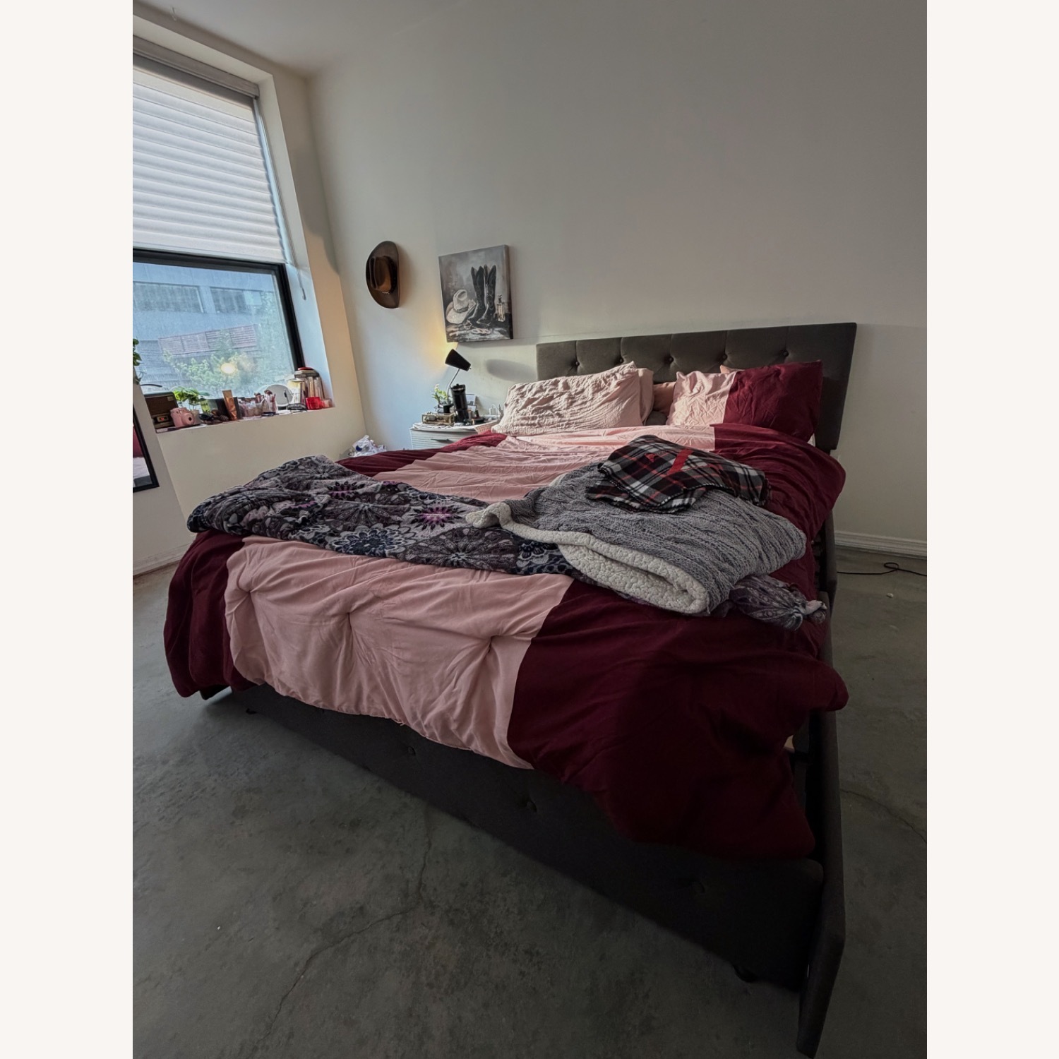 Amazon Queen Bed Frame with Storage & Headboard - image-3