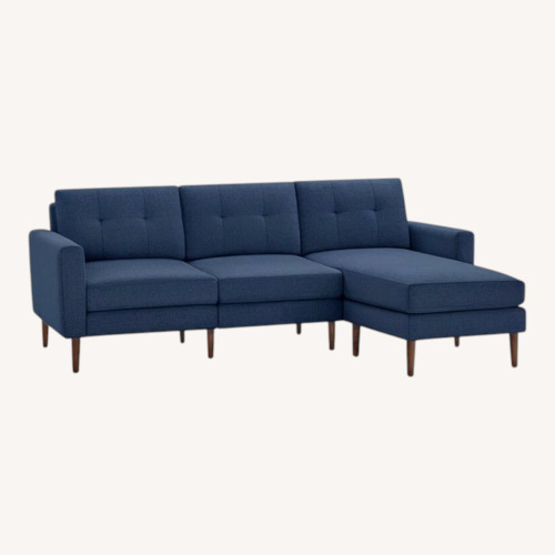 Used Burrow Nomad with Chaise Blue for sale on AptDeco
