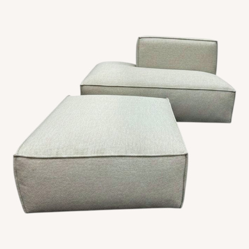 Used Jonathan Left Chaise and Ottoman for sale on AptDeco