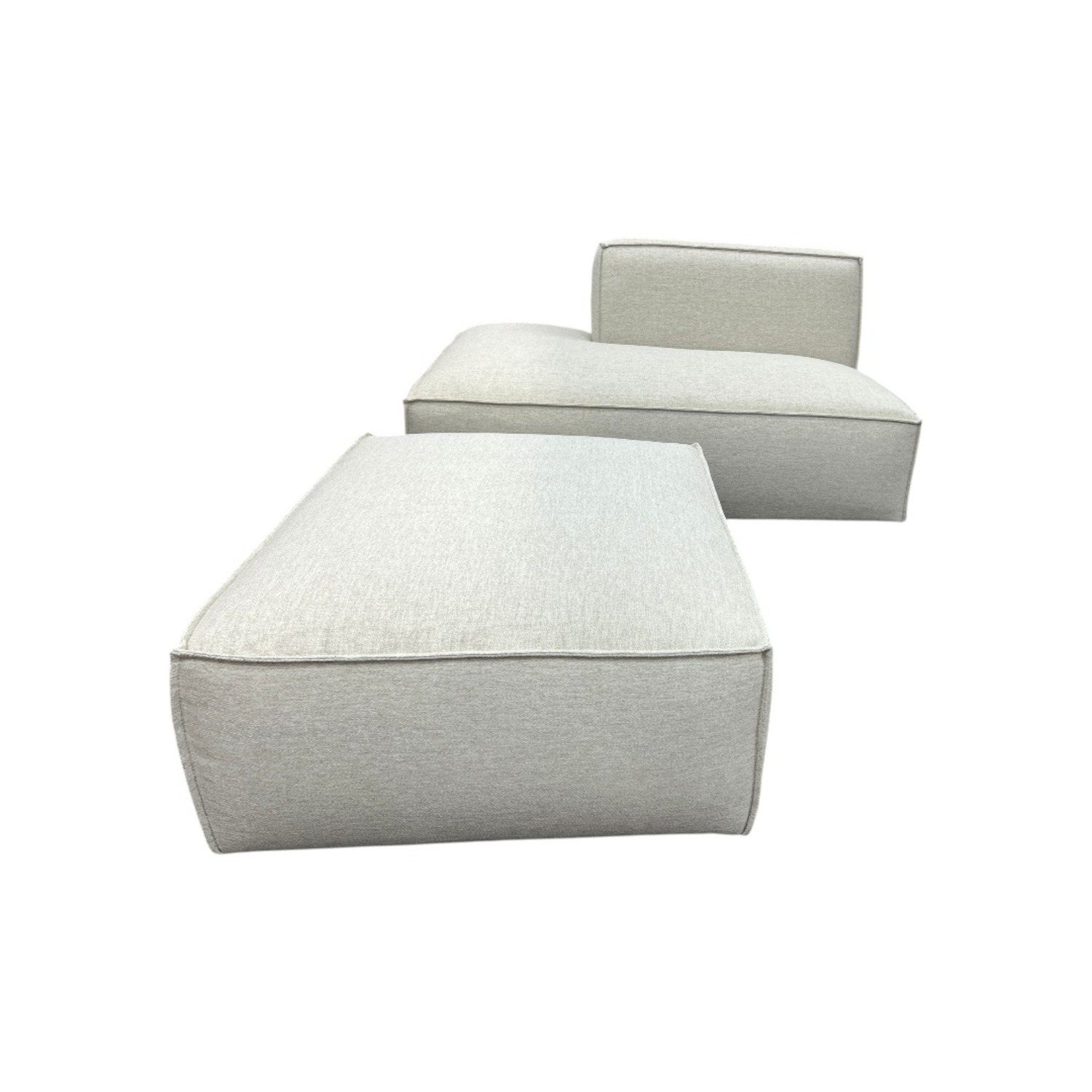 Jonathan Left Chaise and Ottoman - image-2