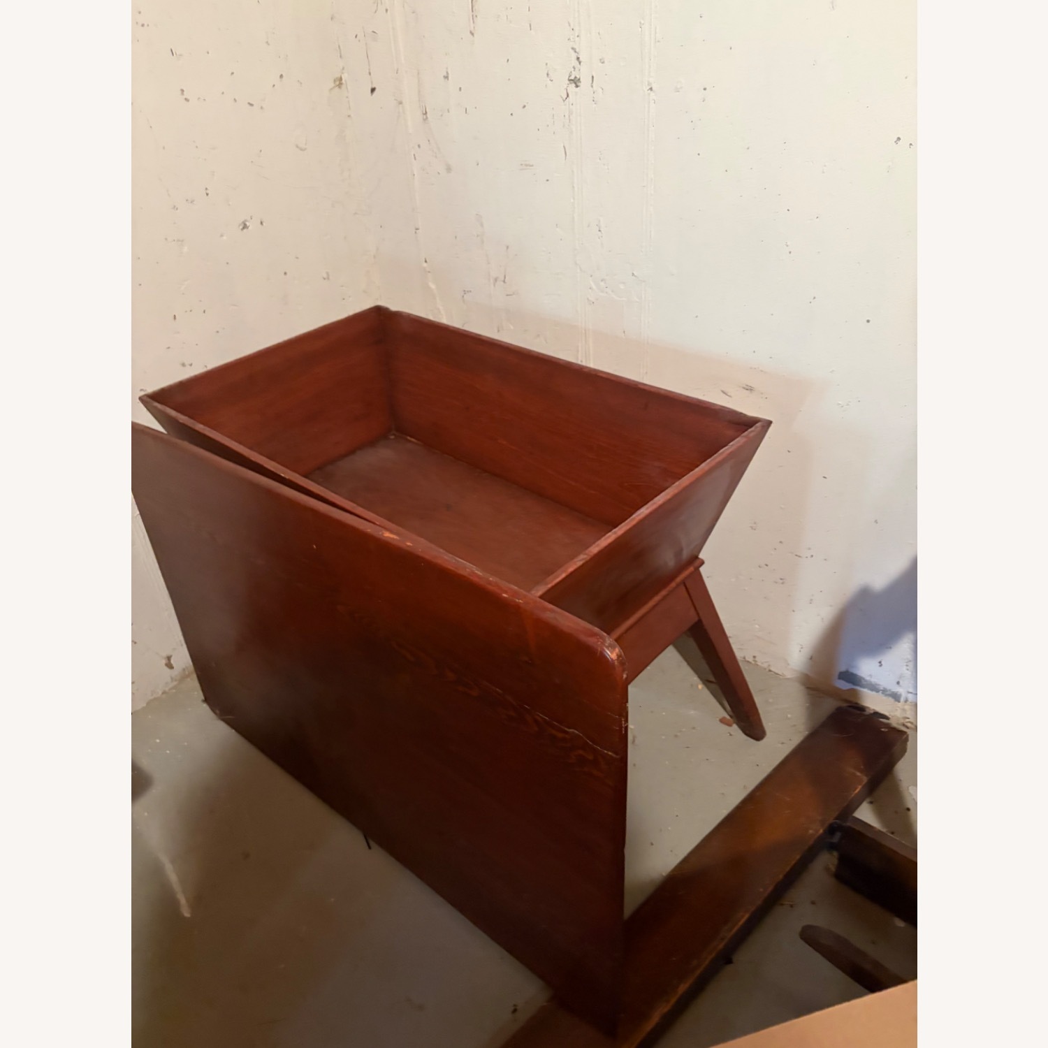 Vintage Wooden Dough Box Table - image-4