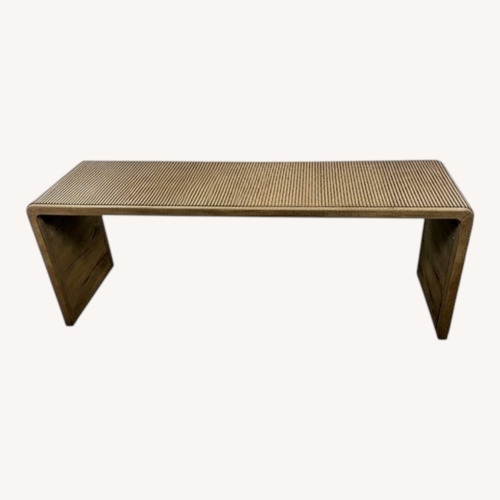 Used Four Hands Leo Console Table - Rustic Grey for sale on AptDeco