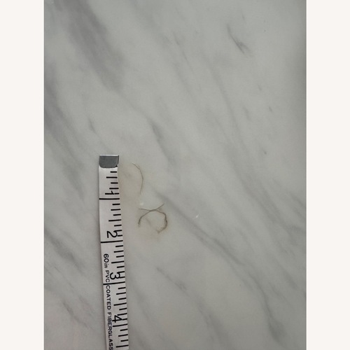 Used Wayfair Pate Stone (Marble Finish) Dining Table for sale on AptDeco