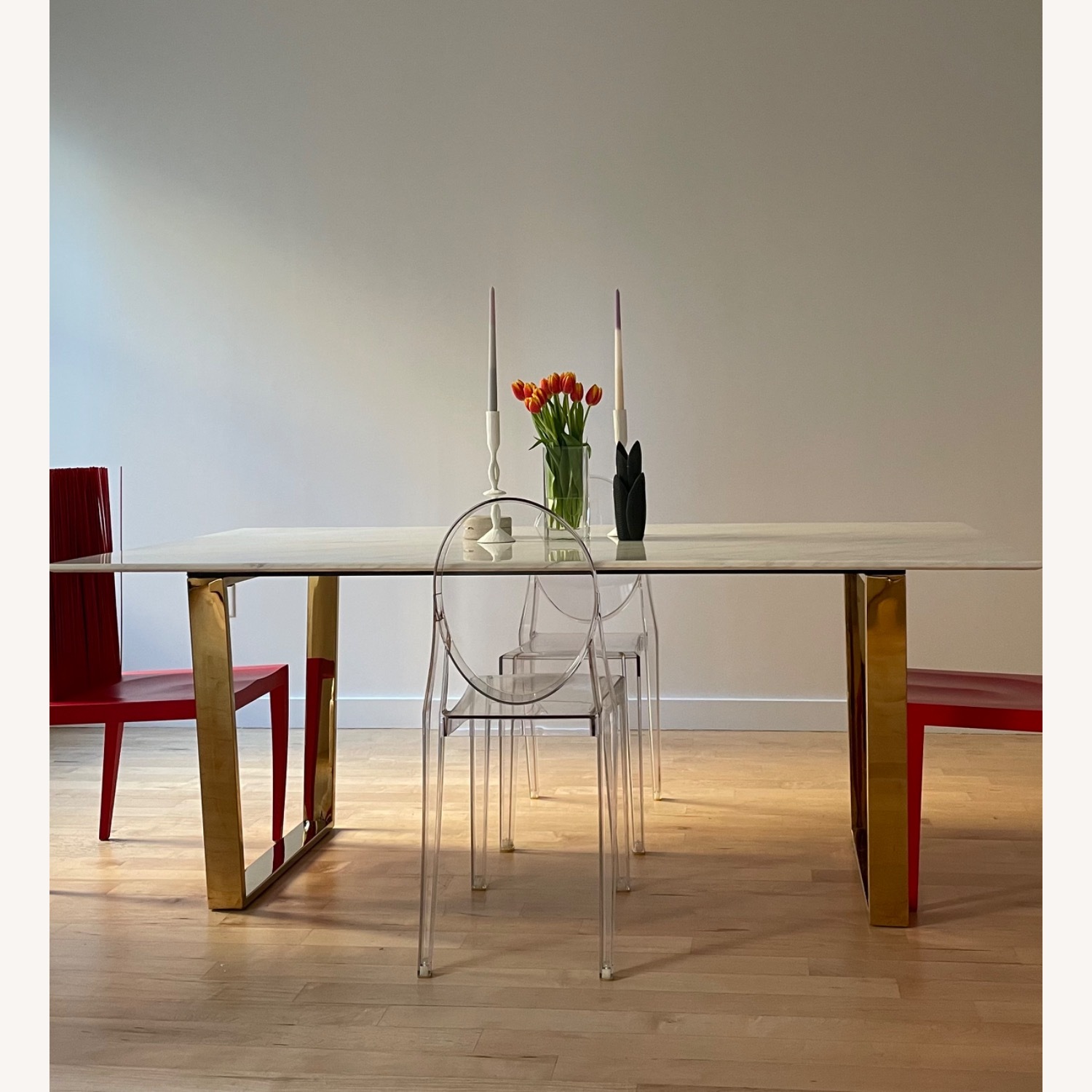 Wayfair Pate Stone (Marble Finish) Dining Table - image-3