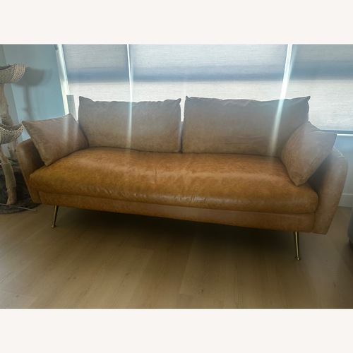 Used Albany Park Light Brown 3+ Seater Sofa for sale on AptDeco