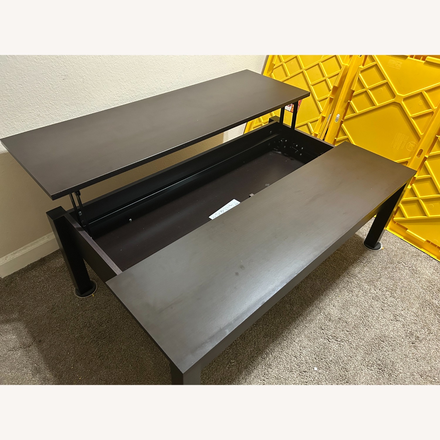 IKEA Trulstorp Dark Brown Wood Coffee Table - image-6
