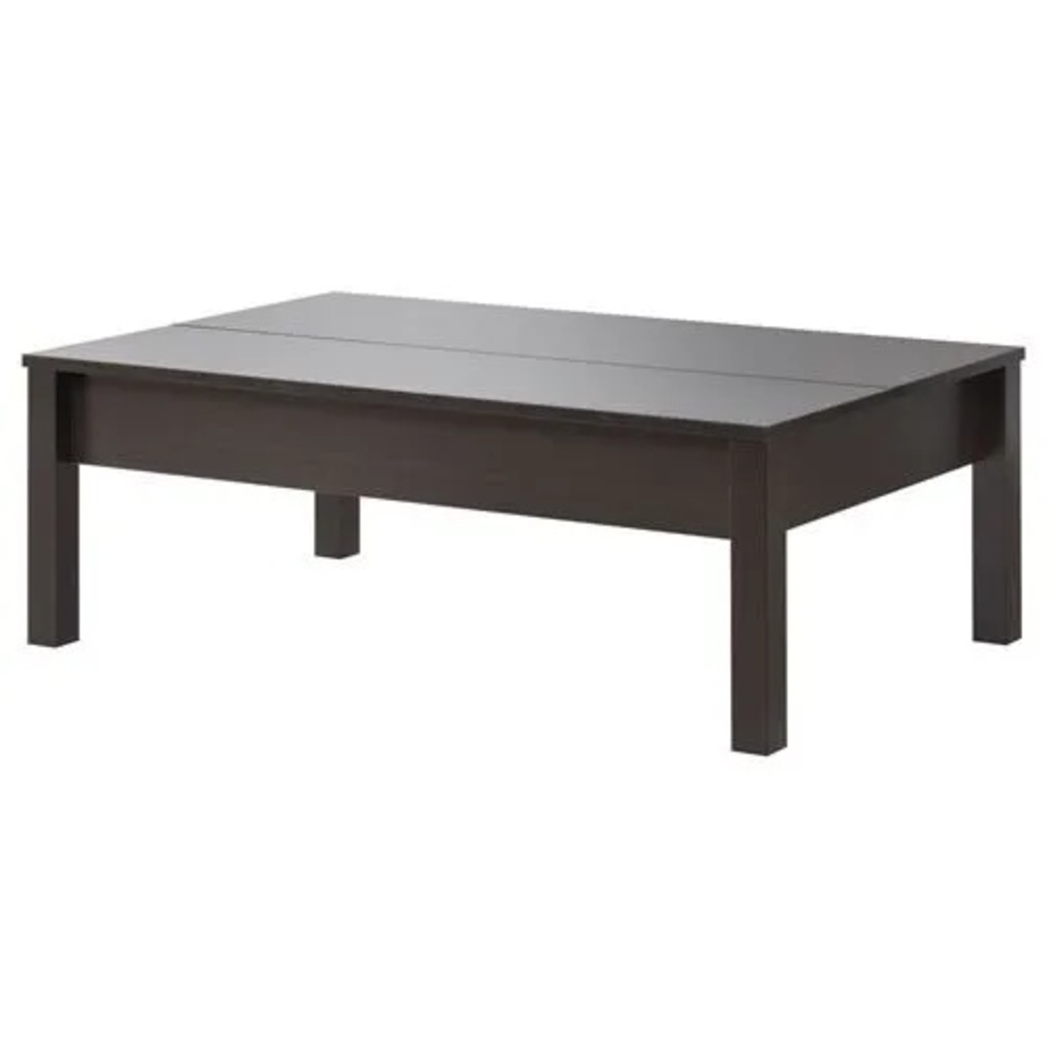 IKEA Trulstorp Dark Brown Wood Coffee Table - image-11