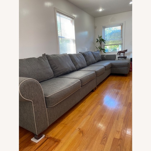 Used Light Gray Fabric 3+ Piece Sectional for sale on AptDeco