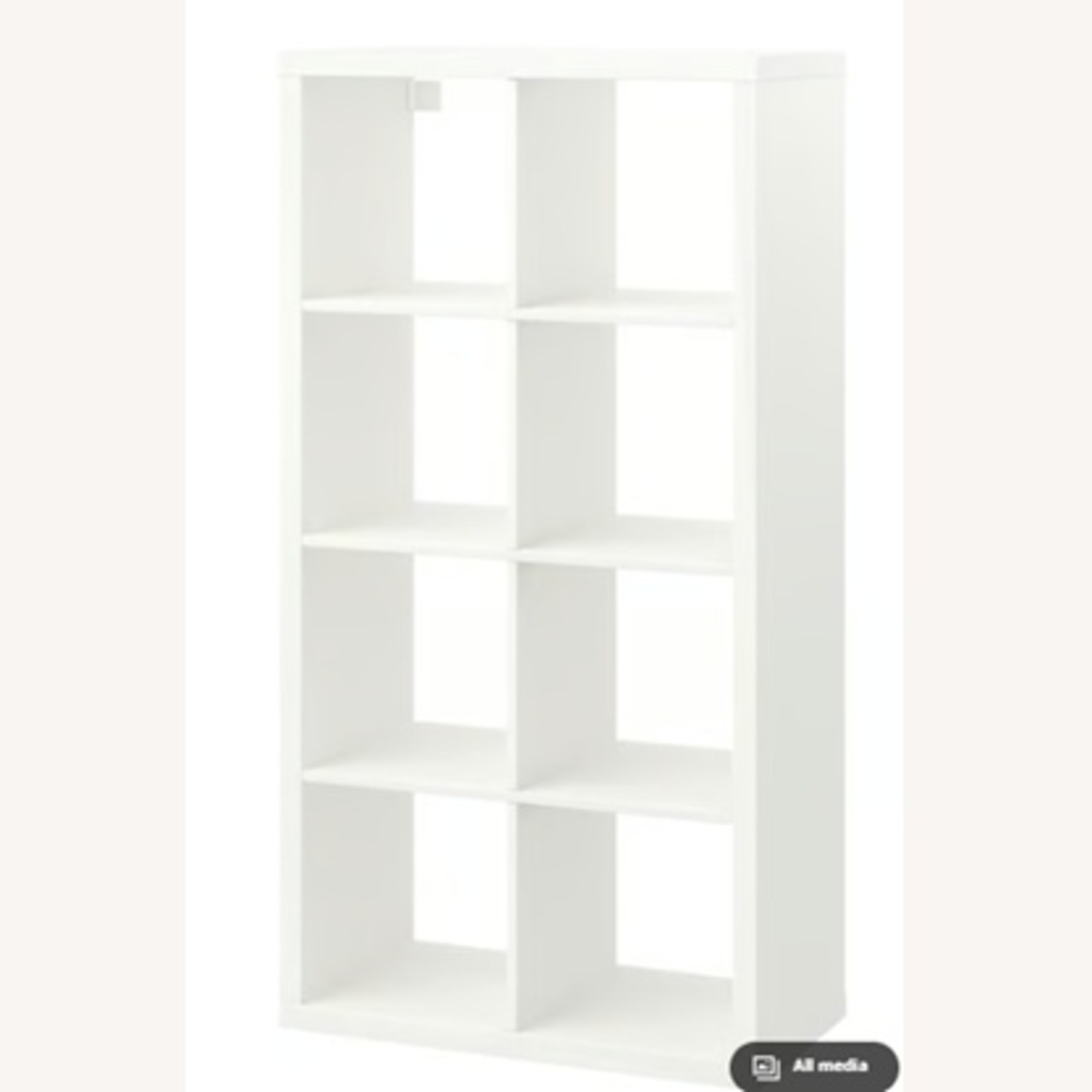 IKEA KALLAX White Wood Bookcase - image-7