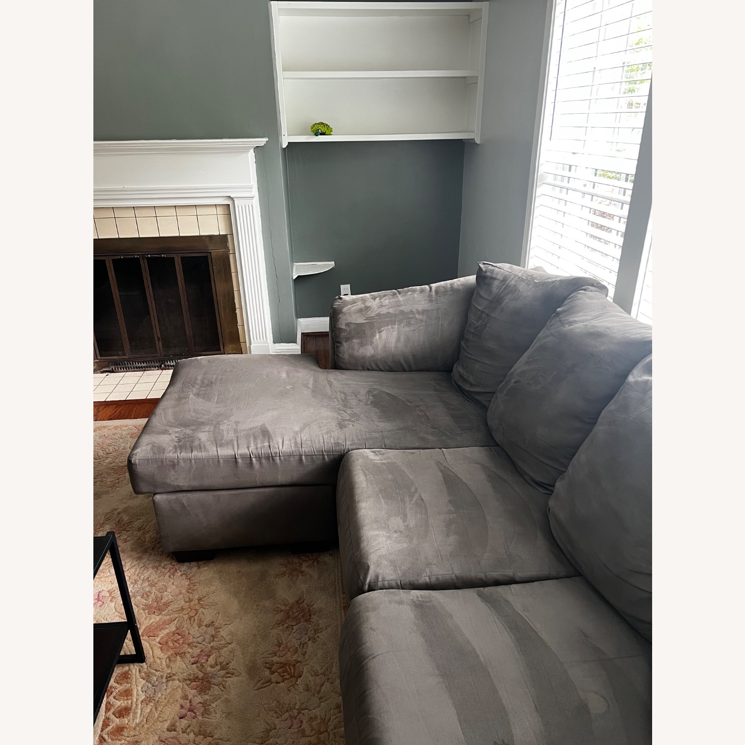 Ashley Furniture Darcy Dark Gray 2 Piece Sectional - image-3