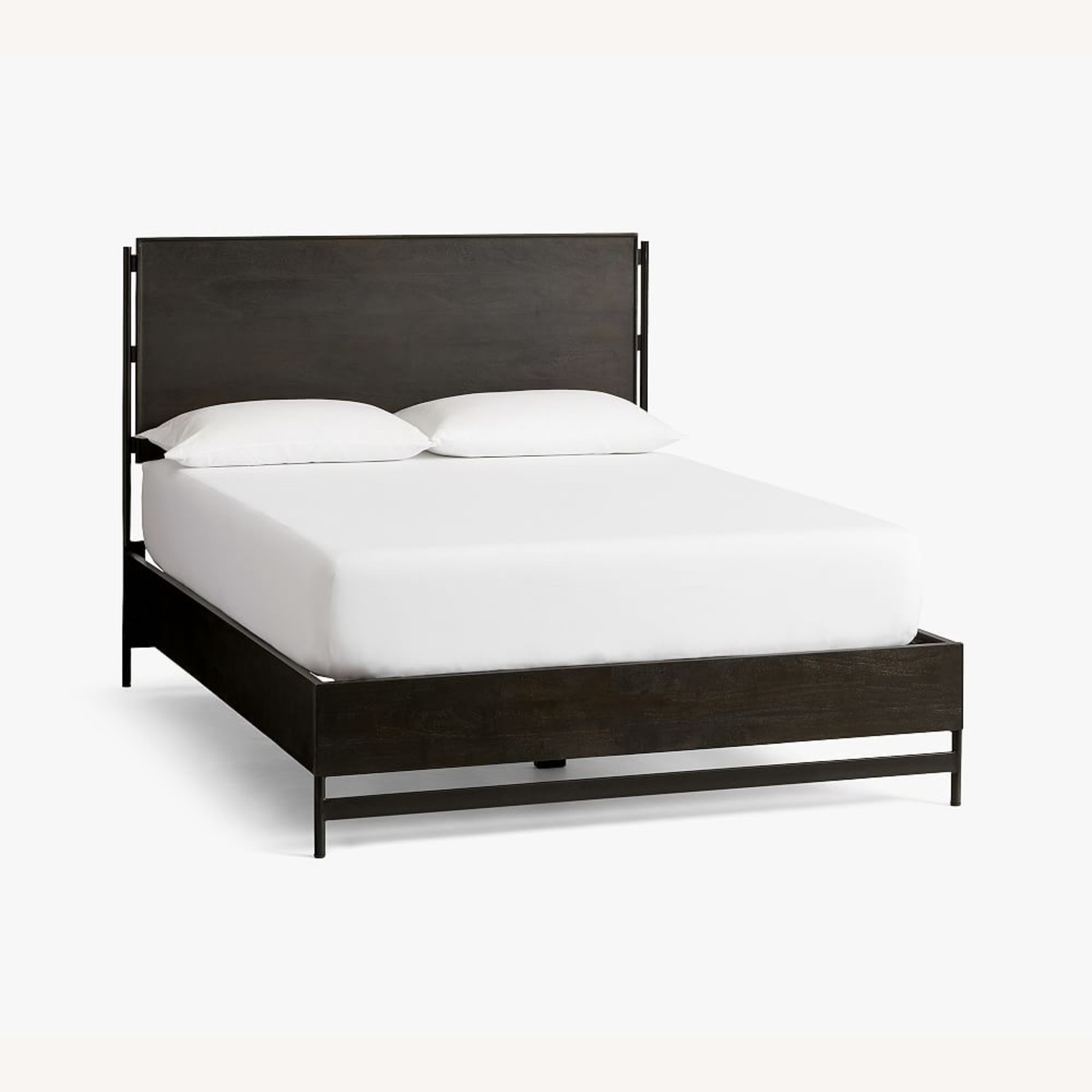 Pottery Barn Warren Black Wood Full Bed - image-4