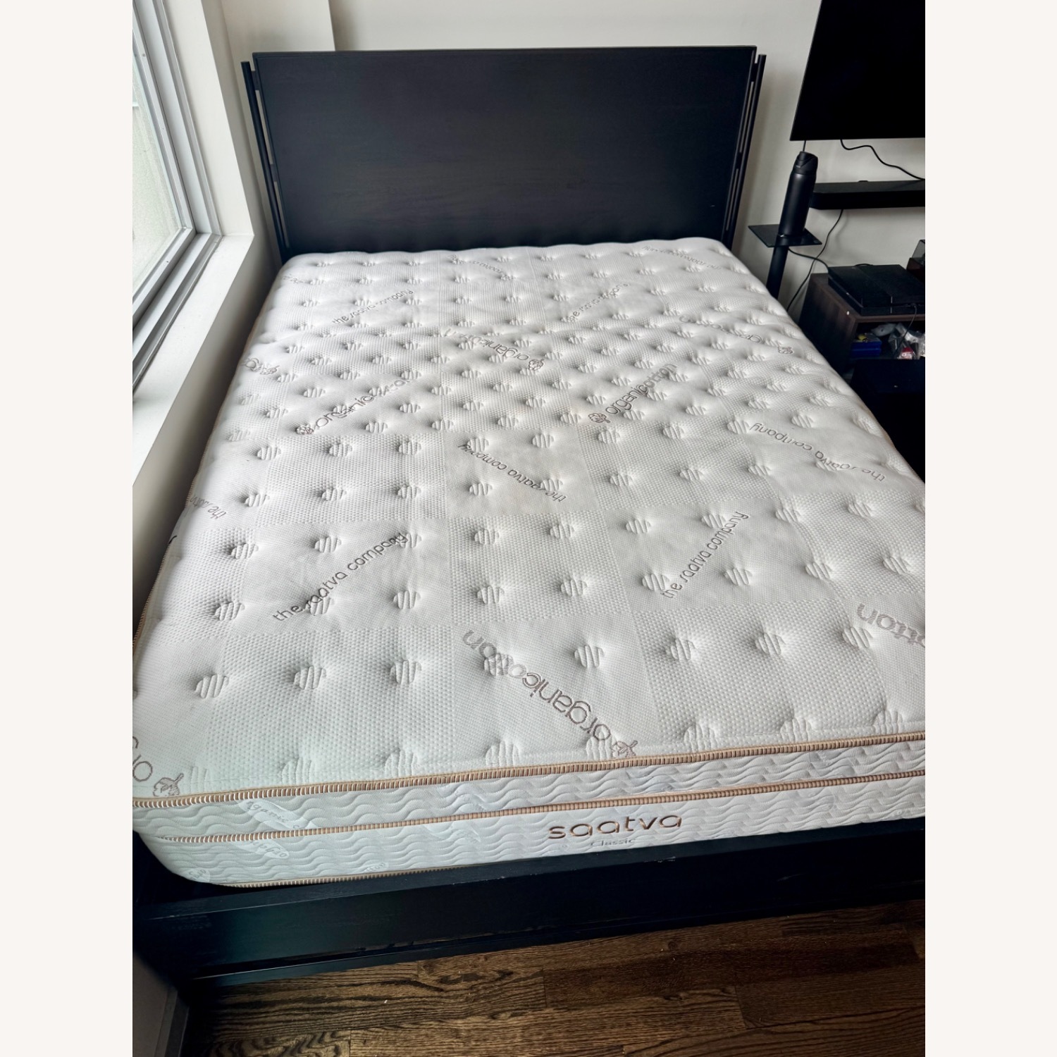 Pottery Barn Warren Black Wood Full Bed - image-1
