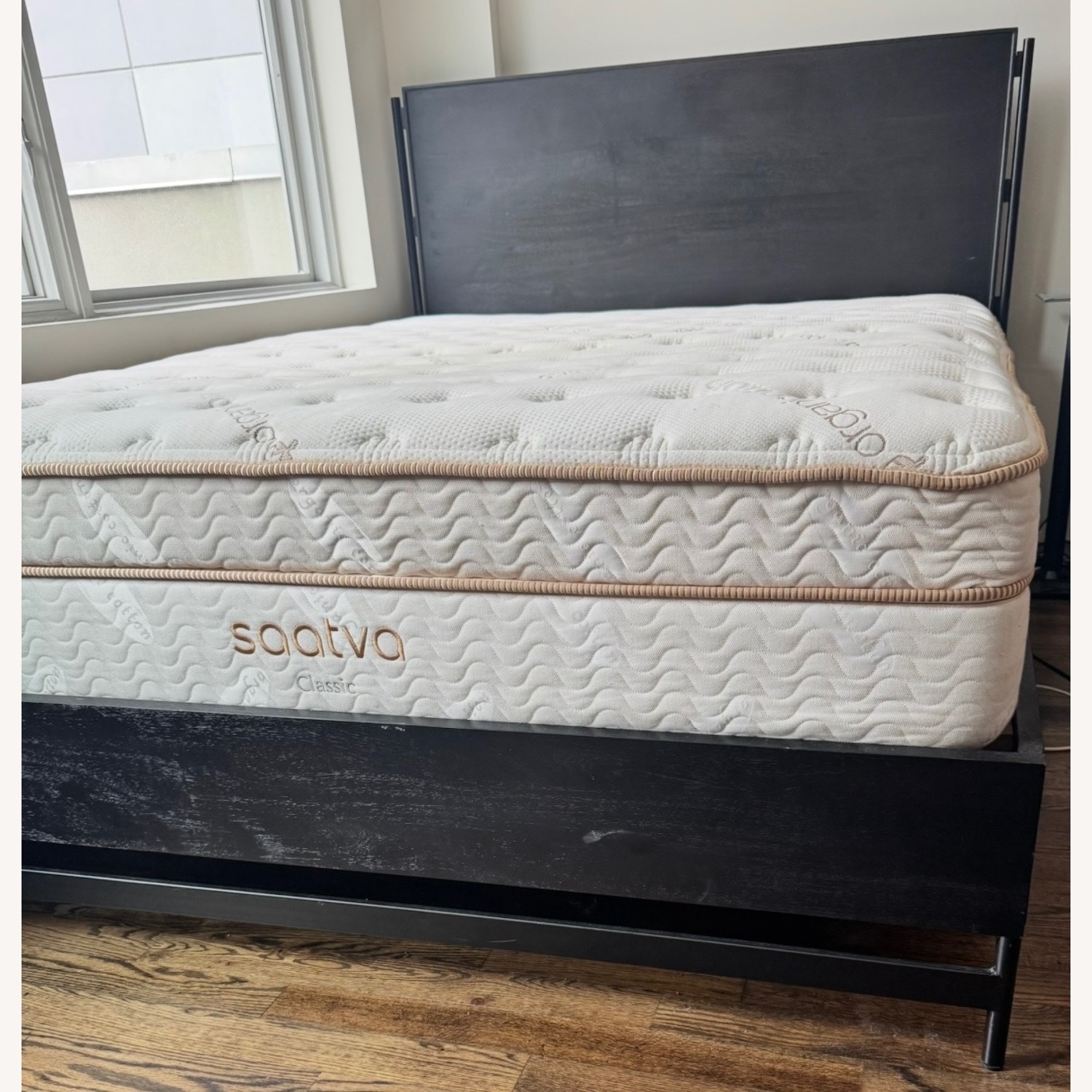 Pottery Barn Warren Black Wood Full Bed - image-3
