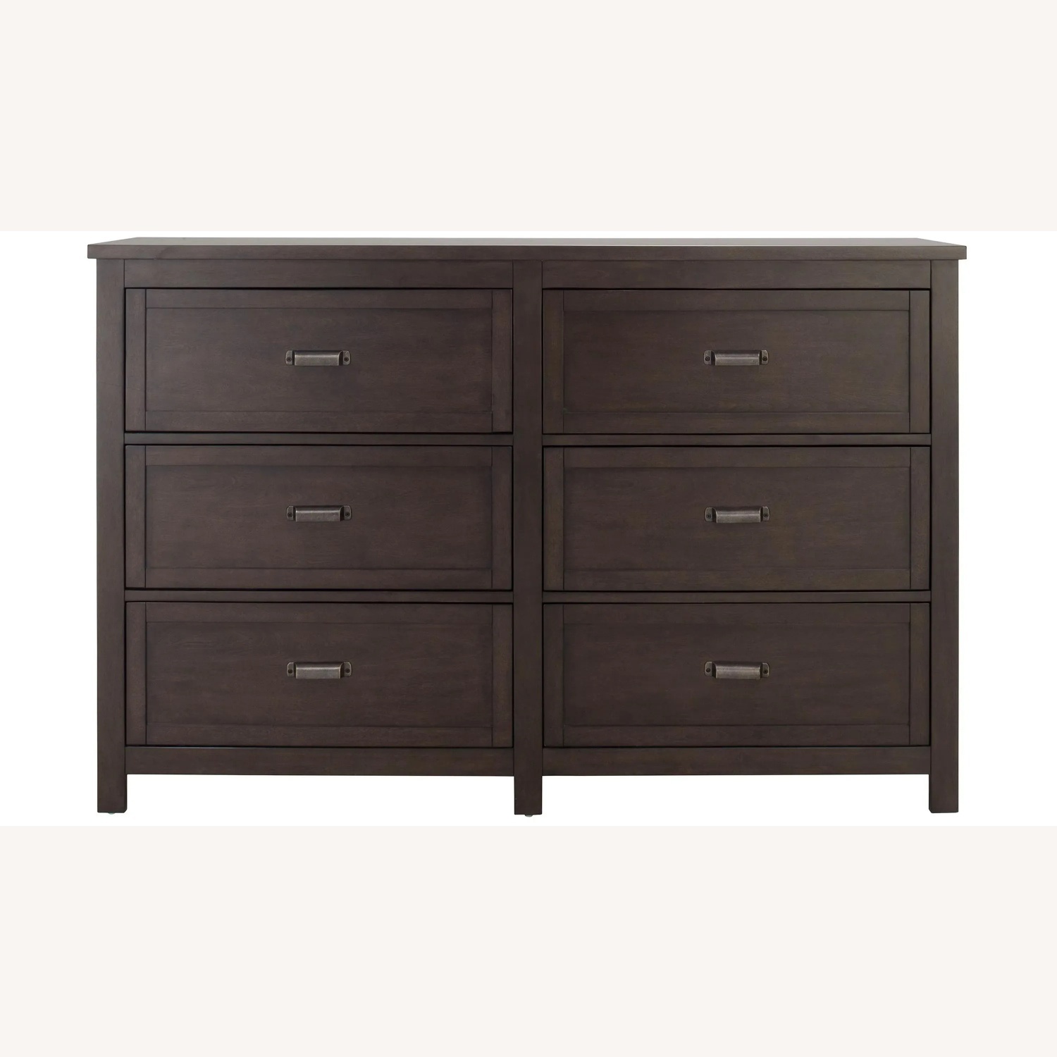 Raymour & Flanigan Dark Brown Wood Dresser - image-5