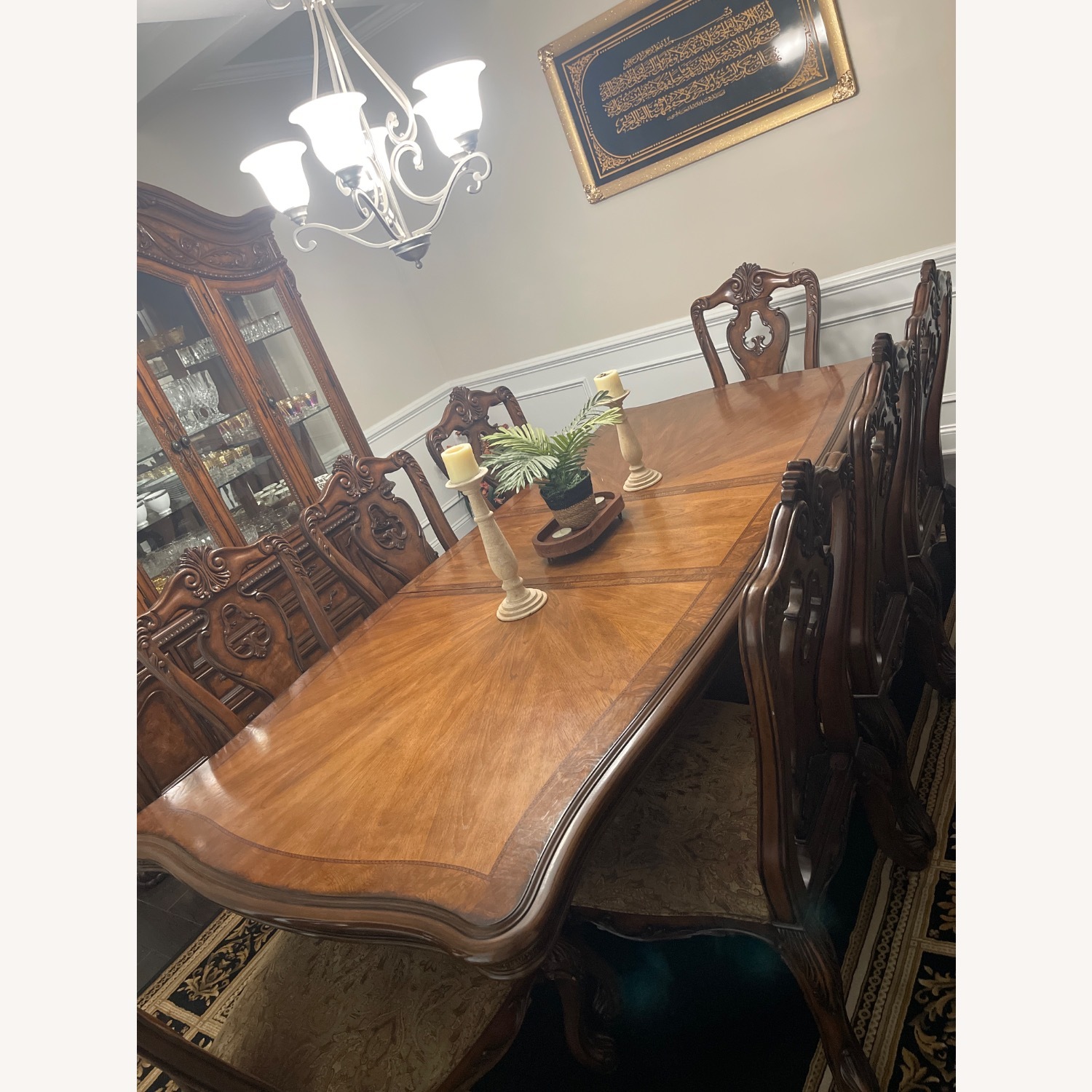 Havertys Light Brown Wood Dining Sets - image-4
