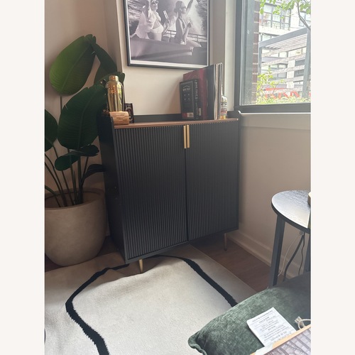 Used 31.6'' Modern Coffee Bar Cabinet with Wine Racks and Storage Drawer for sale on AptDeco
