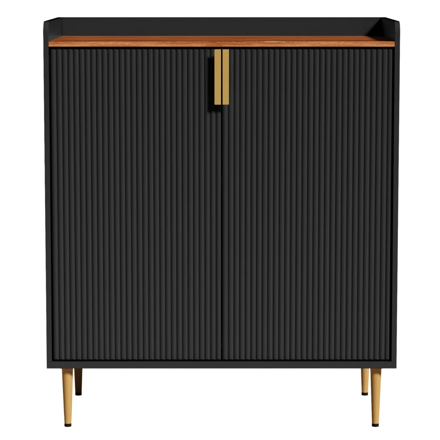 31.6'' Modern Coffee Bar Cabinet with Wine Racks and Storage Drawer - image-5