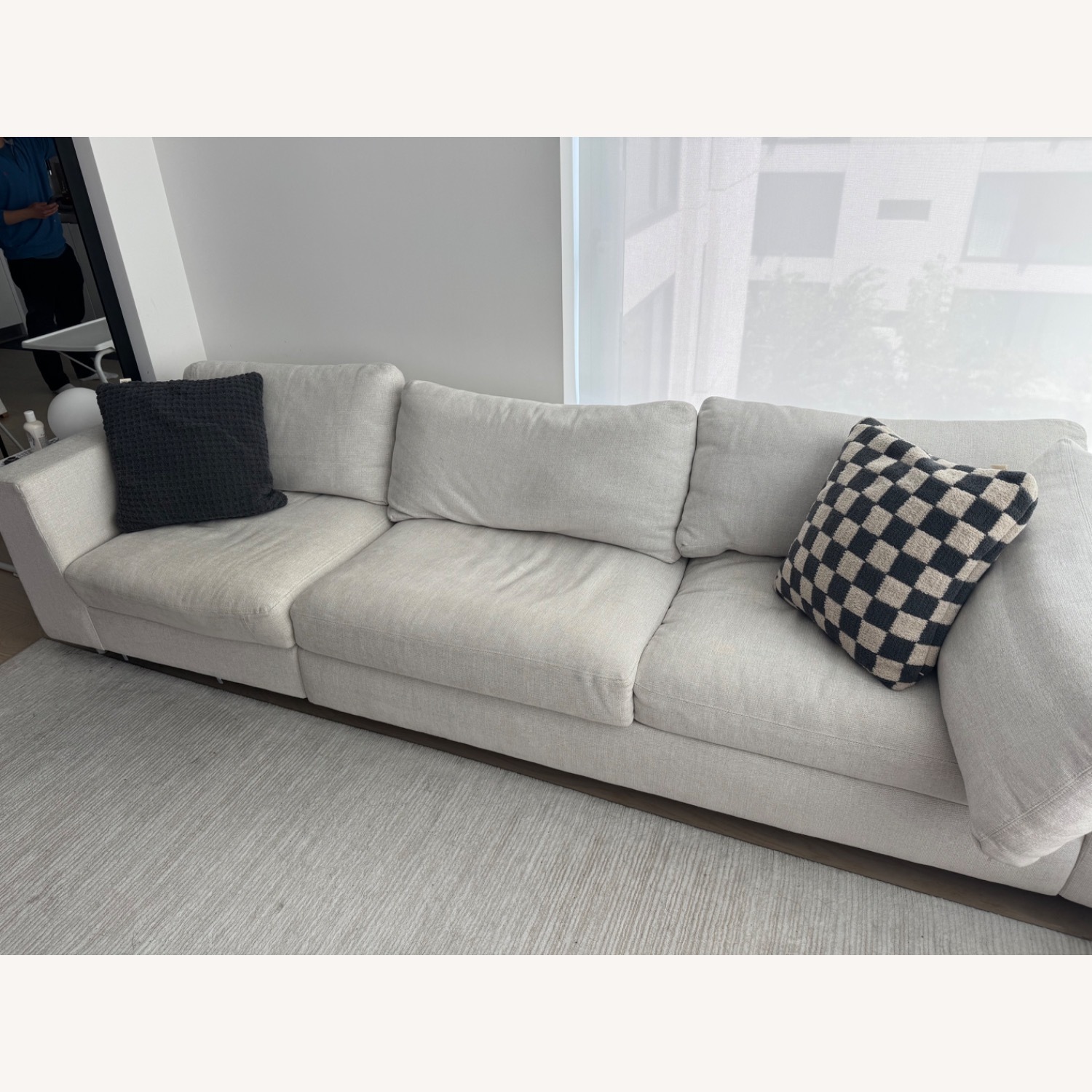 Design Within Reach Light Gray 3+ Seater Sofa - image-1